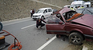 Gümüşhane'de korkunç kaza!