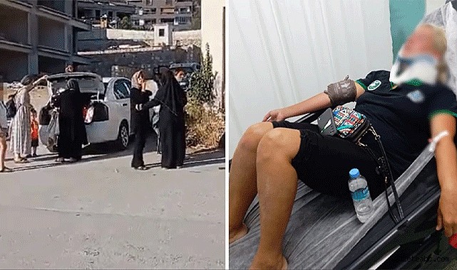 Kadın plaj görevlisi kadınlar tarafından darp edildi