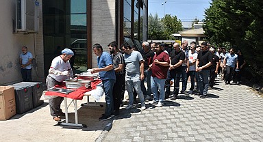 Kayıpa OSB'den kan bağışı ve aşure ikramı