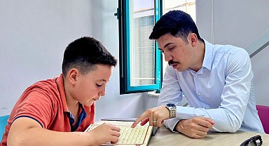 Kaymakam Kahraman Kur'an kurslarını ziyaret etti