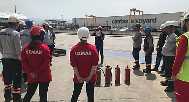 Kocaeli Büyükşehir İtfaiyesi eğitimde hız kesmiyor