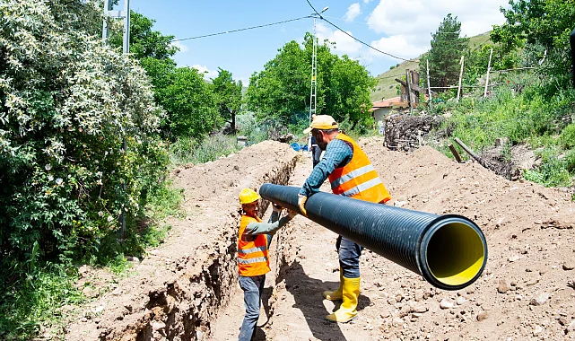 Kuluncak Çörmü'ye kanalizasyon hattı