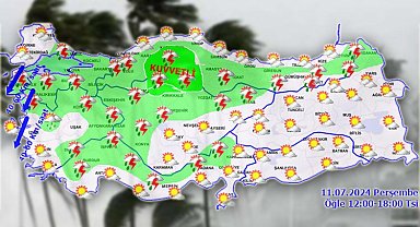 Meteoroloji'den 'kuvvetli' uyarı!