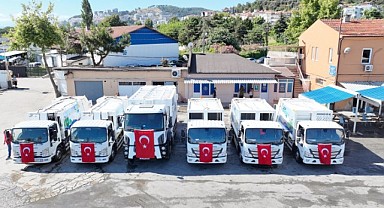 Mudanya'da temizlik filosu yeni araçlarla güçlendi