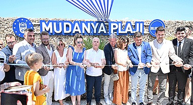 Mudanya Plajı, Büyükşehir kalitesiyle hizmete açıldı