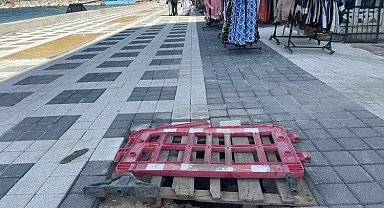 Mudanya'da tamamlanmayan sahil yollarına geçici yama