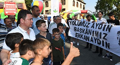 Mürseller sakinlerinden Başkan Aydın’a sevgi seli