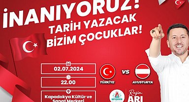 Nevşehir'de dev ekran Milliler için kurulacak