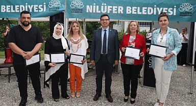 Olgun Gençlik Lokali’ndeki eğitimlere katılanların 6 aylık çalışmaları sergilendi