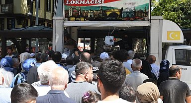 Osmangazi'de 15 Temmuz şehitleri için lokma ikramı