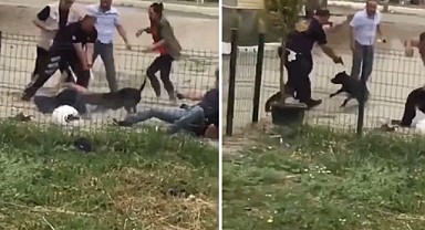 Polis silahını kullanmak zorunda kaldı