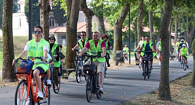 Sakarya'da sportif Pazar buluşması... Pedallar dostluğa döndü