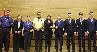 TBMM'de spor vakti... Dereceye girenler ödüllendirildi