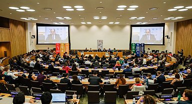 UCLG Başkanı Altay Bm Genel Merkezi'nde Filistinlilerin sesi oldu