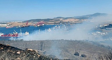 Aliağa'daki Yangın Kontrol Altında