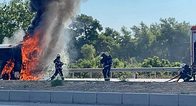 Antalya'da panik dolu anlar!