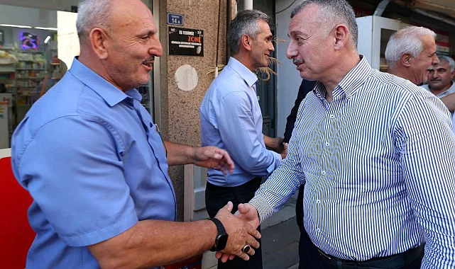 Başkan Büyükakın, Karamürsel'de esnafla buluştu