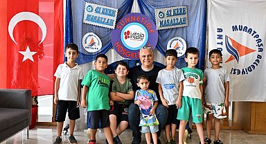 Başkan Uysal, sünnet çocuklarını ziyaret etti