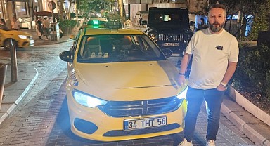 Böyle taksici olur mu? Olur