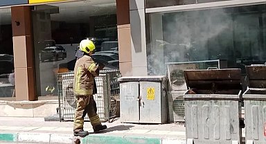 Bursa'da korkutan elektrik panosu yangını