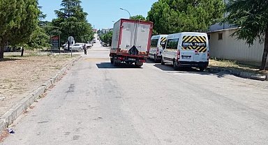 Bursa'da tehlikeli yolculuk