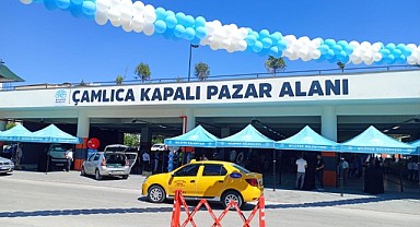 Çamlıca Kapalı Pazar Alanı hizmete açıldı