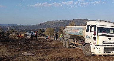 Çayırova Belediyesi'nden yangınla mücadeleye destek