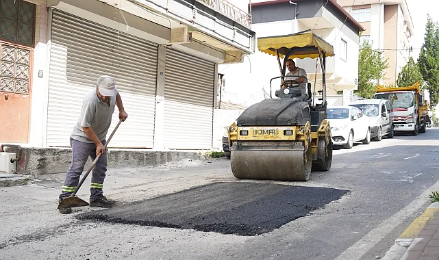 Çayırova'da Fen işleri ekipleri çalışmalarını sürdürüyor
