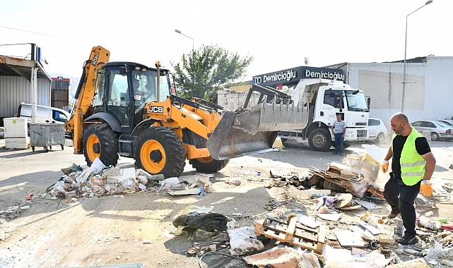 Çiğli Ata Sanayi Sitesi'nde detaylı temizlik