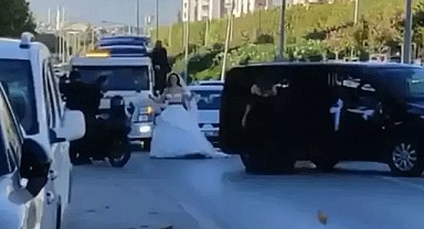 Düğün konvoyu terörü