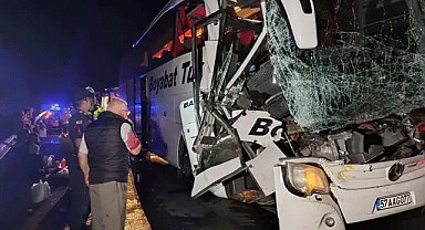 Düzce'de yolcu otobüsü dehşet saçtı