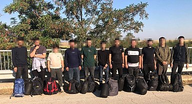 Edirne'de 19 düzensiz göçmen yakalandı