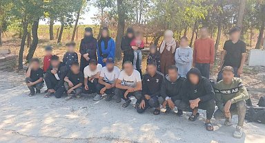Edirne'de düzensiz göçmen operasyonlarında 27 kişi yakalandı