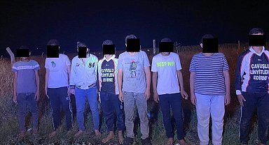 Edirne'de düzensiz göçmenlere karşı operasyonlar devam ediyor