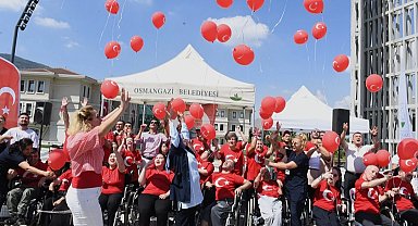 Engelli bireylerden Osmangazi'de 'Zafer' coşkusu
