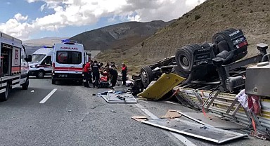 Erzincan'da katliam gibi kaza