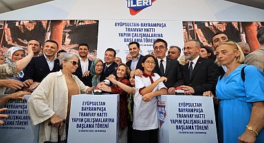 Eyüpsultan-Bayrampaşa Tramvay Hattı öz kaynakla başladı