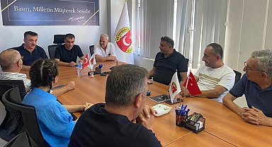 Gazeteciler cemiyeti yeni yönetimine hayırlı olsun ziyareti 