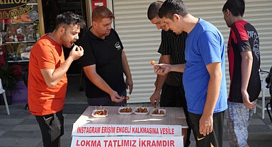 Gaziantep 'li esnaftan ilginç hareket