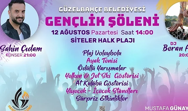 Güzelbahçe'de Gençlik Şöleni başlıyor