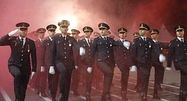 Işıklar Jandarma Meslek Yüksekokulundan gösterişli tören