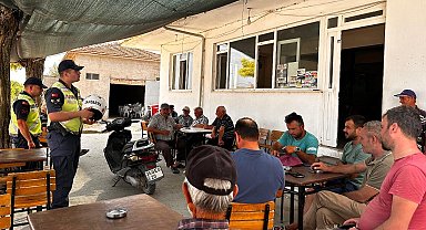 Jandarmadan Kocaali'de motosiklet sürücülerine eğitim