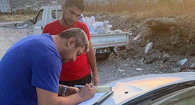 Kaçak hafriyat dökenlere ceza yağdı