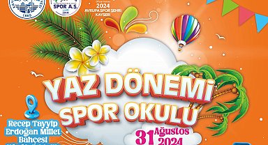 Kayseri'de yaz dönemi spor okulları dönem sonu etkinliği
