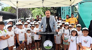 Minik yüzücüler sertifikalarını aldı