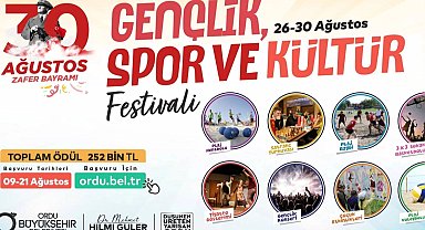 Ordu'da spor ve kültür festivali birarada