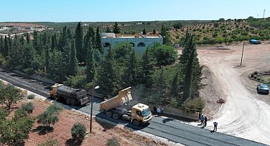 Şanlıurfa'da asfalt çalışması