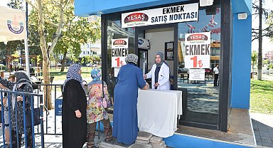 Yenişehir'de ekmek 1 TL
