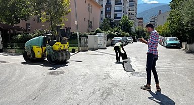 Yıldırım'da yol bakım çalışmaları sürüyor