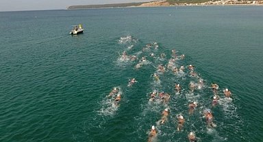 3. Açık Su Yüzme Şampiyonası, Erikli Sahili'nde gerçekleştirildi
